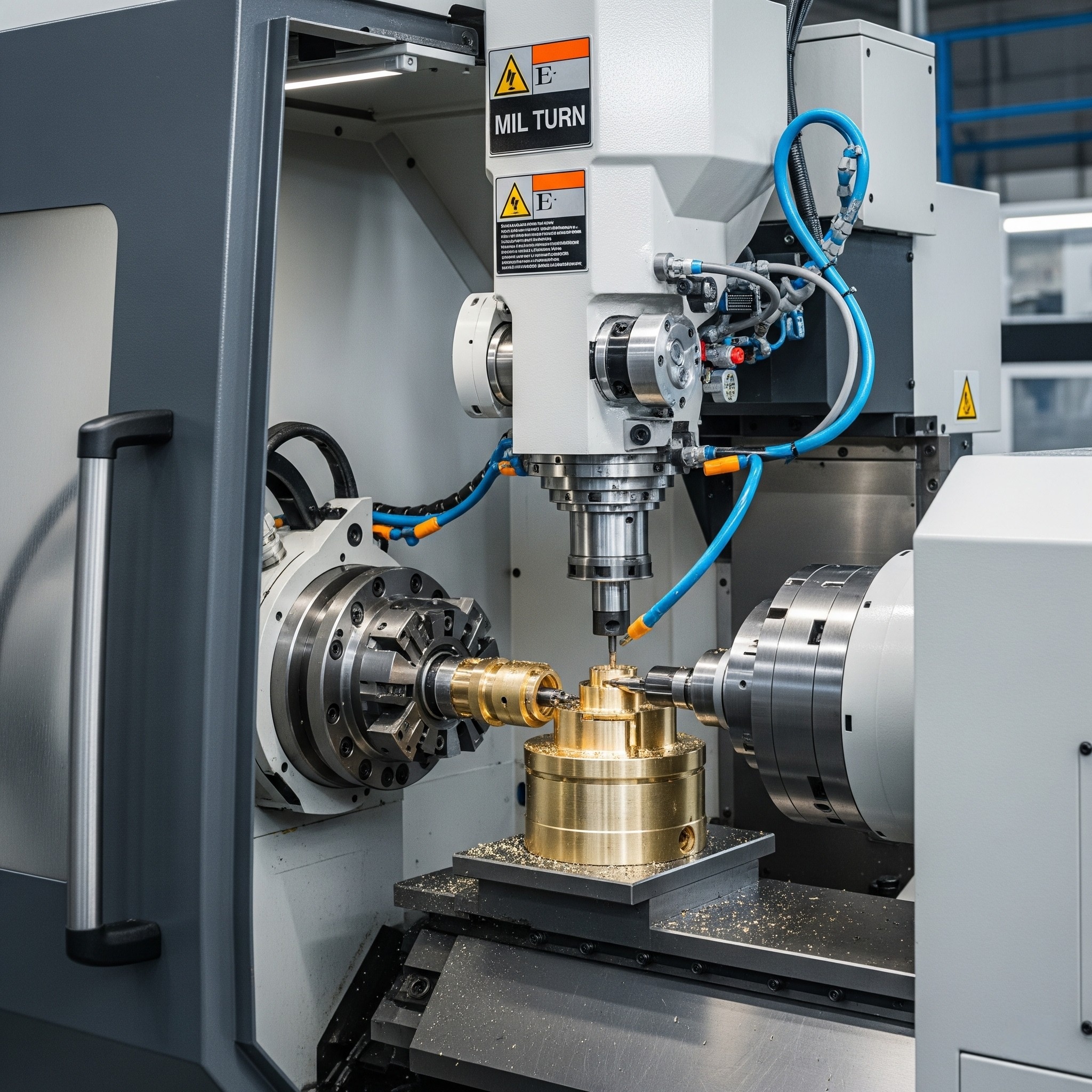CNC Milling brass