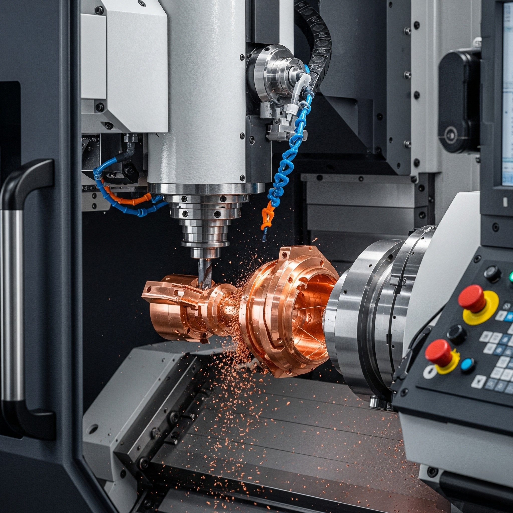 CNC Milling copper