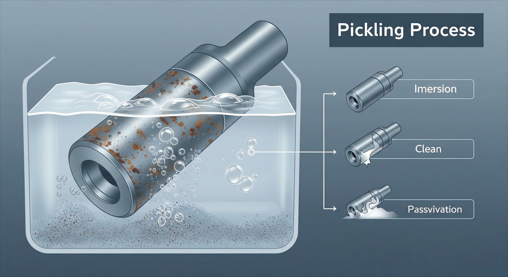 Chemical pickling process Chemical pickling process