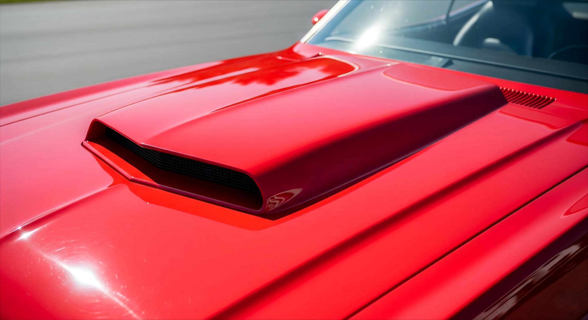 Fiberglass hood Fiberglass hood