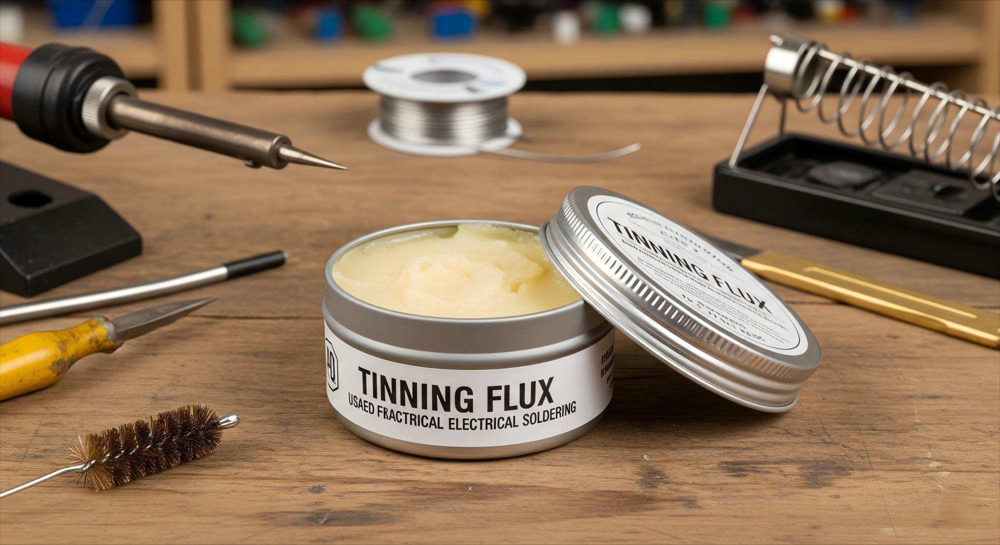 Flux for soldering copper pipes