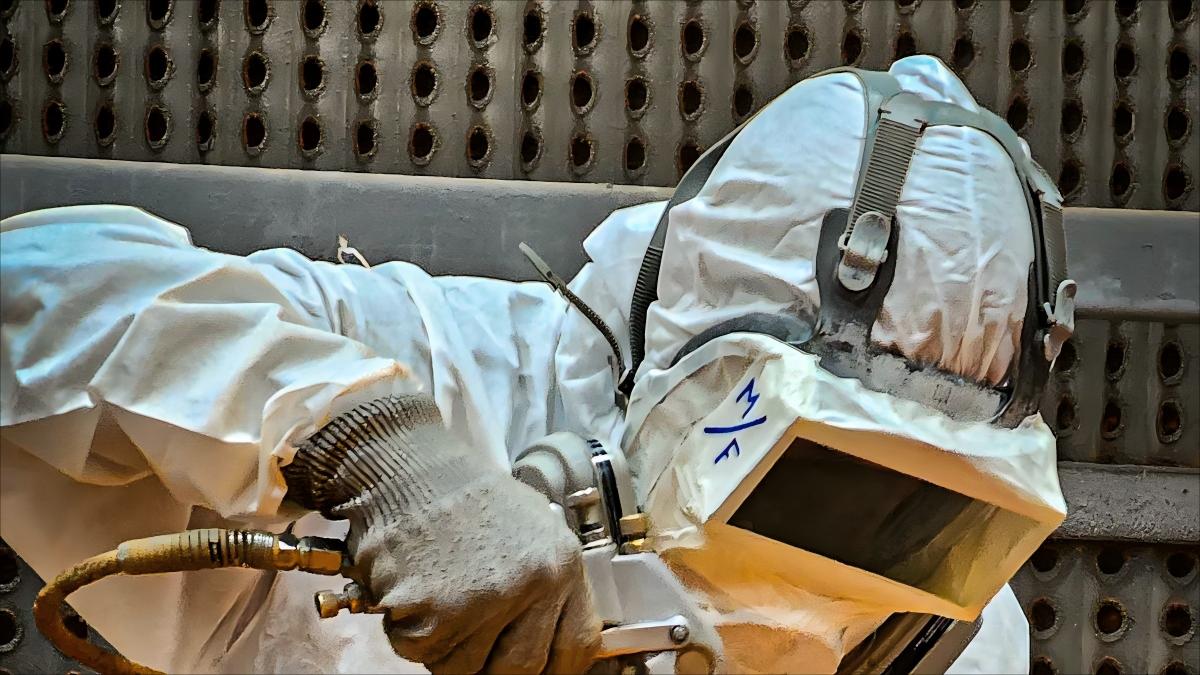 sandblasting for metal parts
