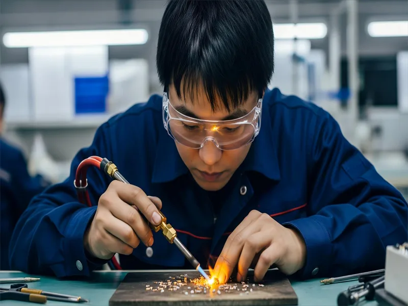 Brazing of small parts Brazing of small parts