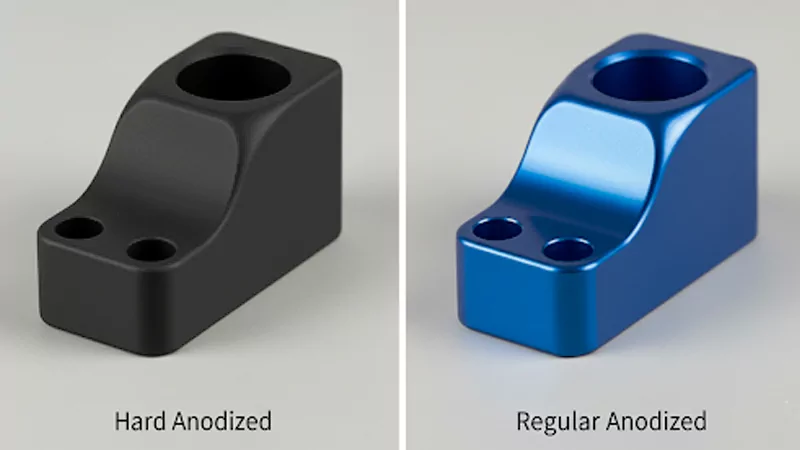 Hard anodized vs regular anodized aluminum