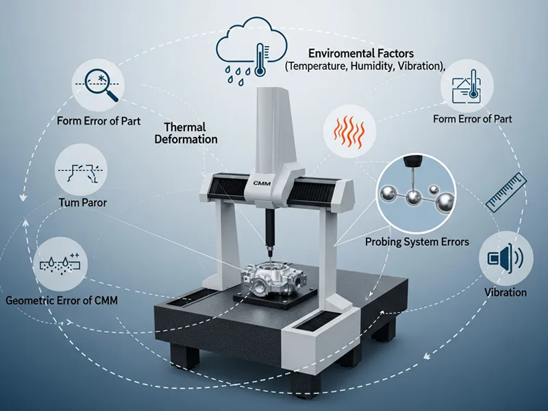 Measurement uncertainty of coordinate measuring machines (CMMs)
