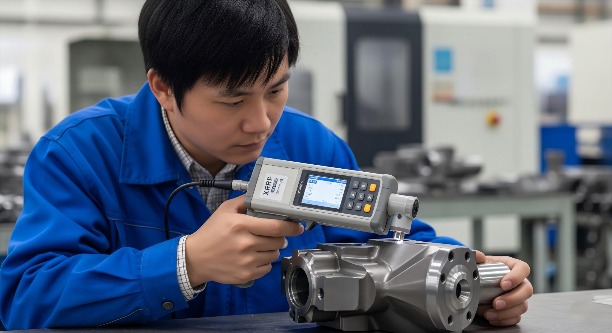 XRF testing of carbon steel parts