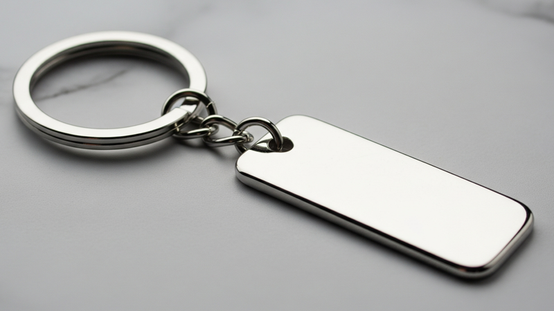 Zinc-plated key chains