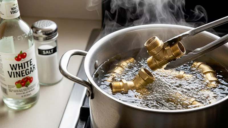 boiling to clean tarnish