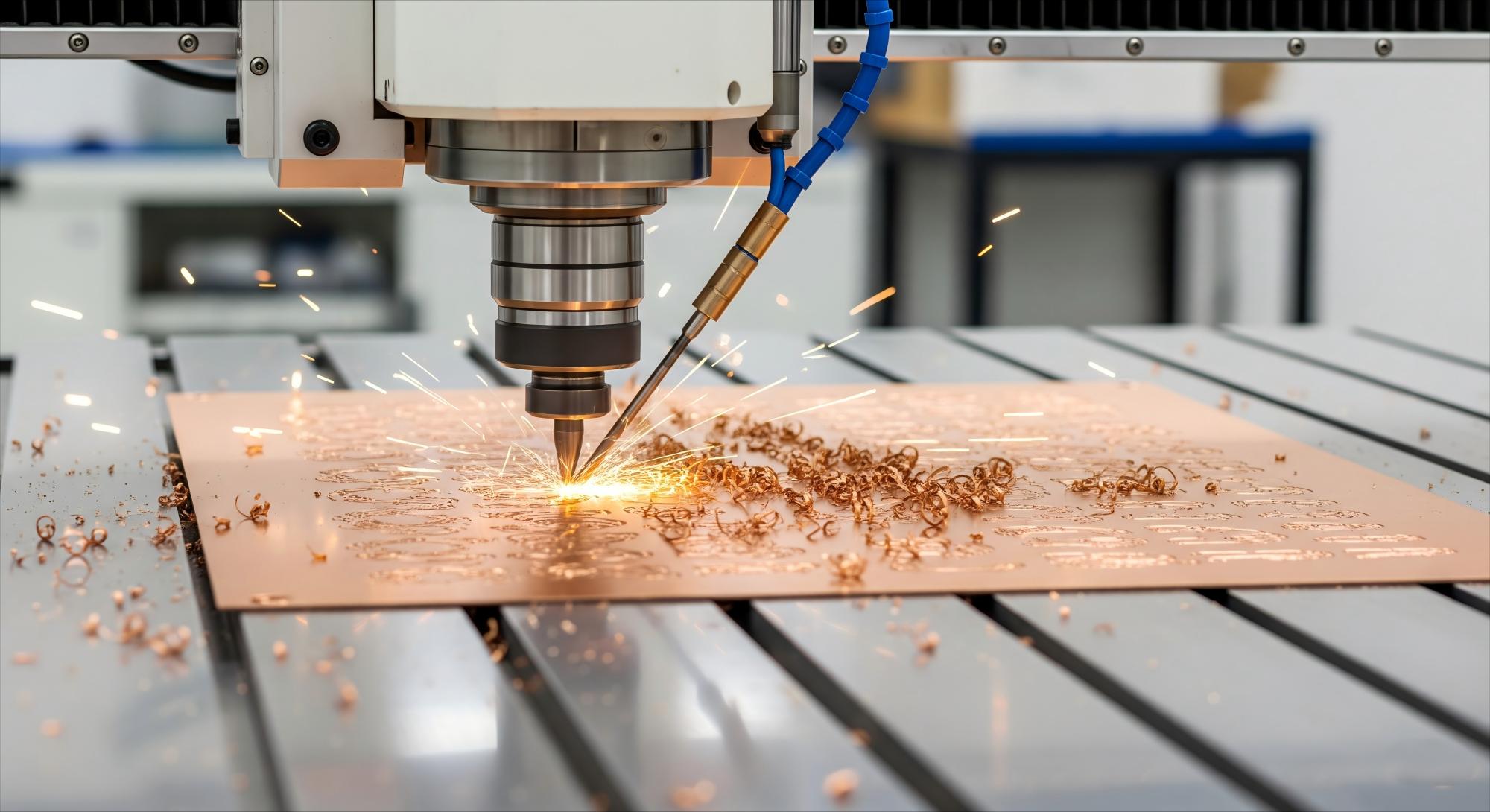 copper CNC machining