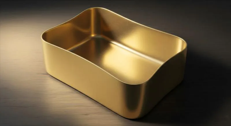 deep drawing brass box