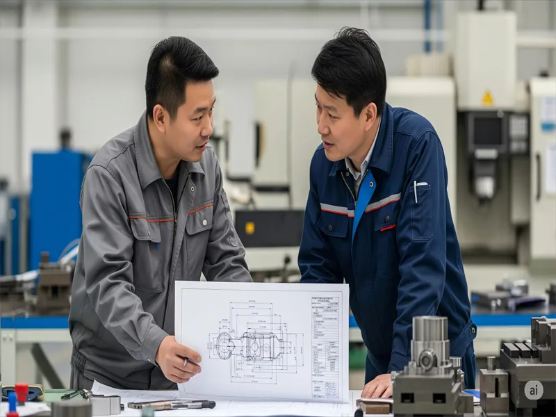 engineers of the metal machining parts