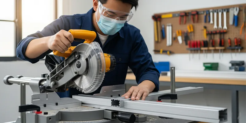 Aluminum cutting Aluminum cutting