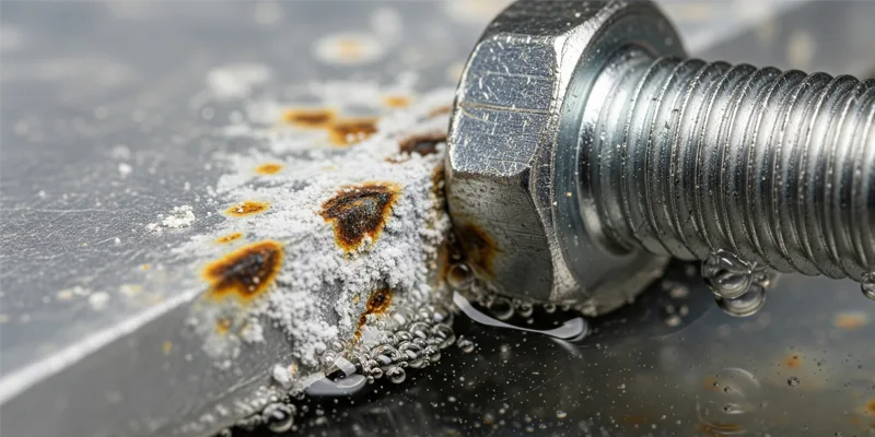 Aluminum galvanic corrosion