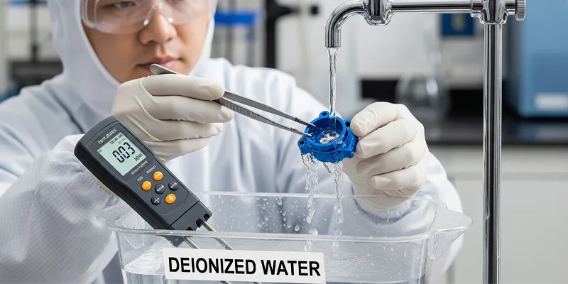 Anodized aluminum rinsing Anodized aluminum rinsing