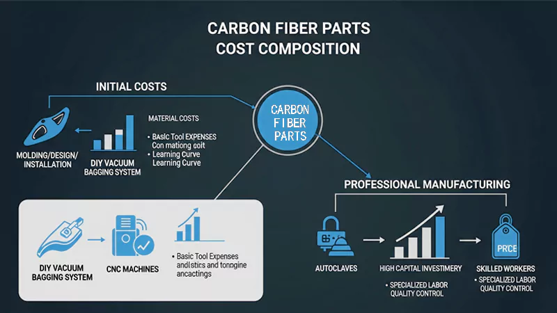 CARBON FIBER PARTS cost composition