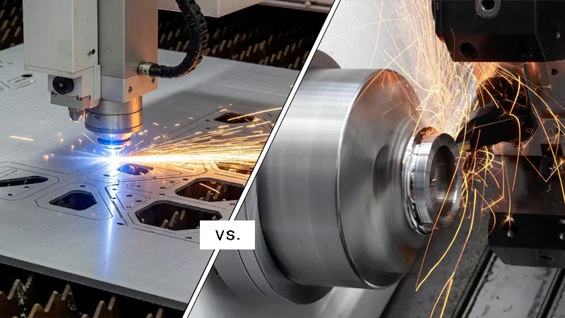 Custom Laser Cut Parts vs. Turning Parts Custom Laser Cut Parts vs. Turning Parts