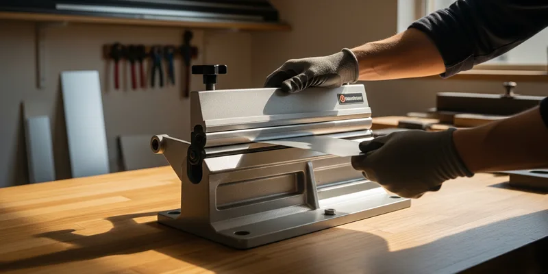 Manual bending of aluminum sheets