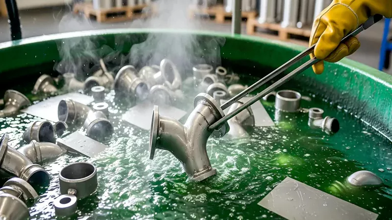 Pickling stainless steel parts Pickling stainless steel parts