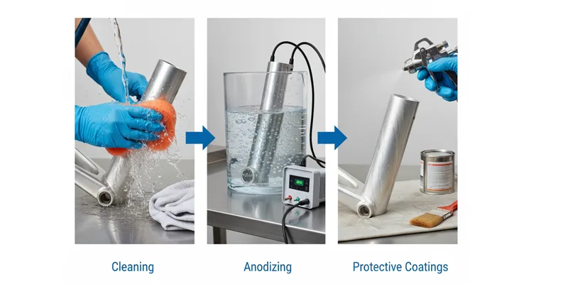 Protect aluminum from corrosion