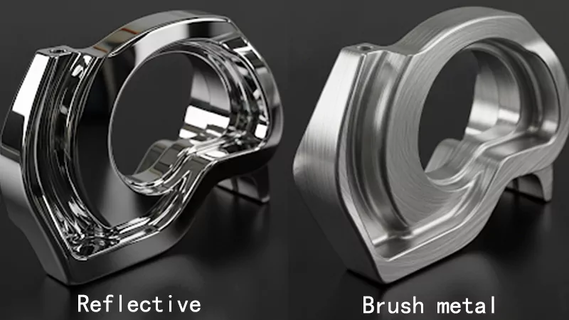 Reflective vs. Brushed