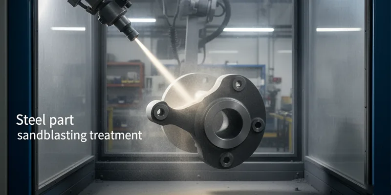 Sandblasting of Steel parts Sandblasting-of-Steel-parts