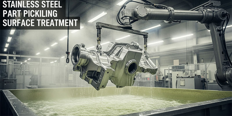 Surface treatment of stainless steel parts