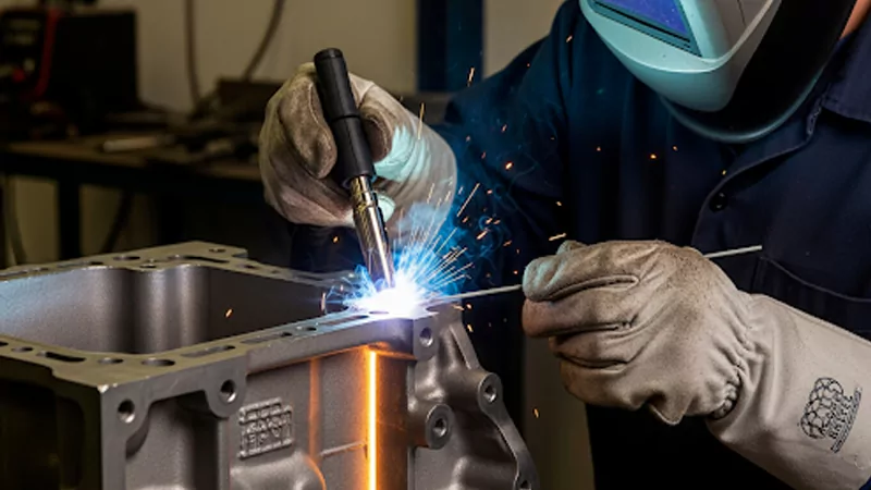 TIG welding of cast aluminum TIG welding of cast aluminum