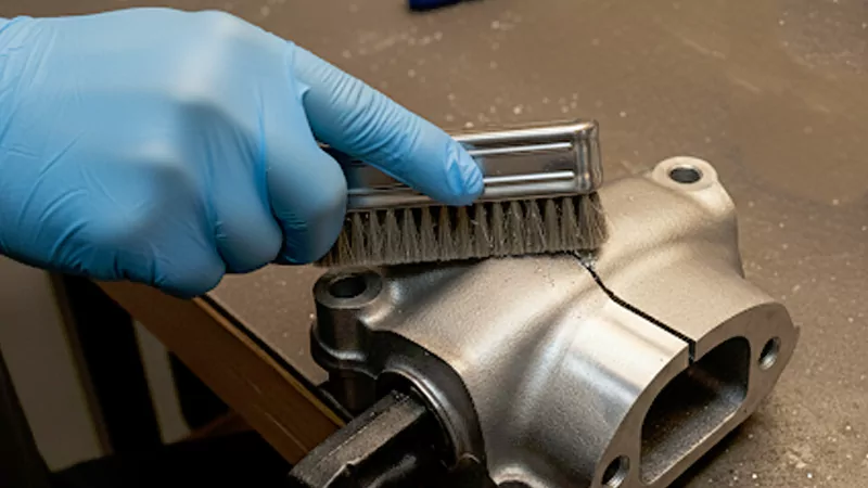 Welding cast aluminum to remove Welding cast aluminum to remove oxides